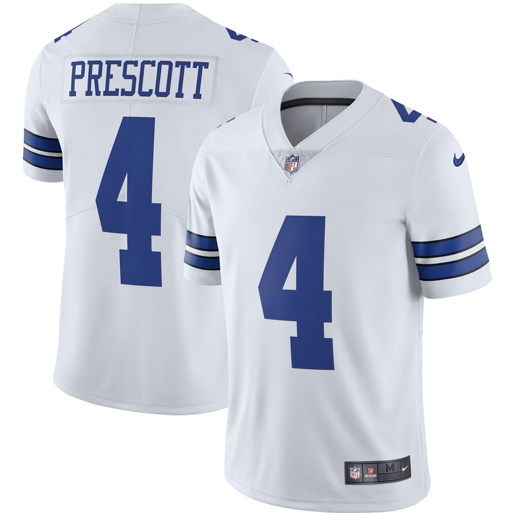 Men's Dallas Cowboys Dak Prescott Nike White Vapor Limited Player Jersey - Image 1