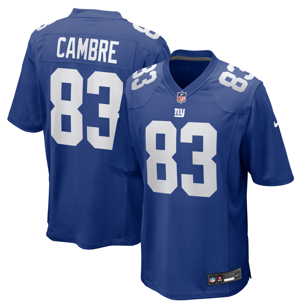 Men's New York Giants Dalen Cambre Nike  Royal Team Game Jersey - Image 2