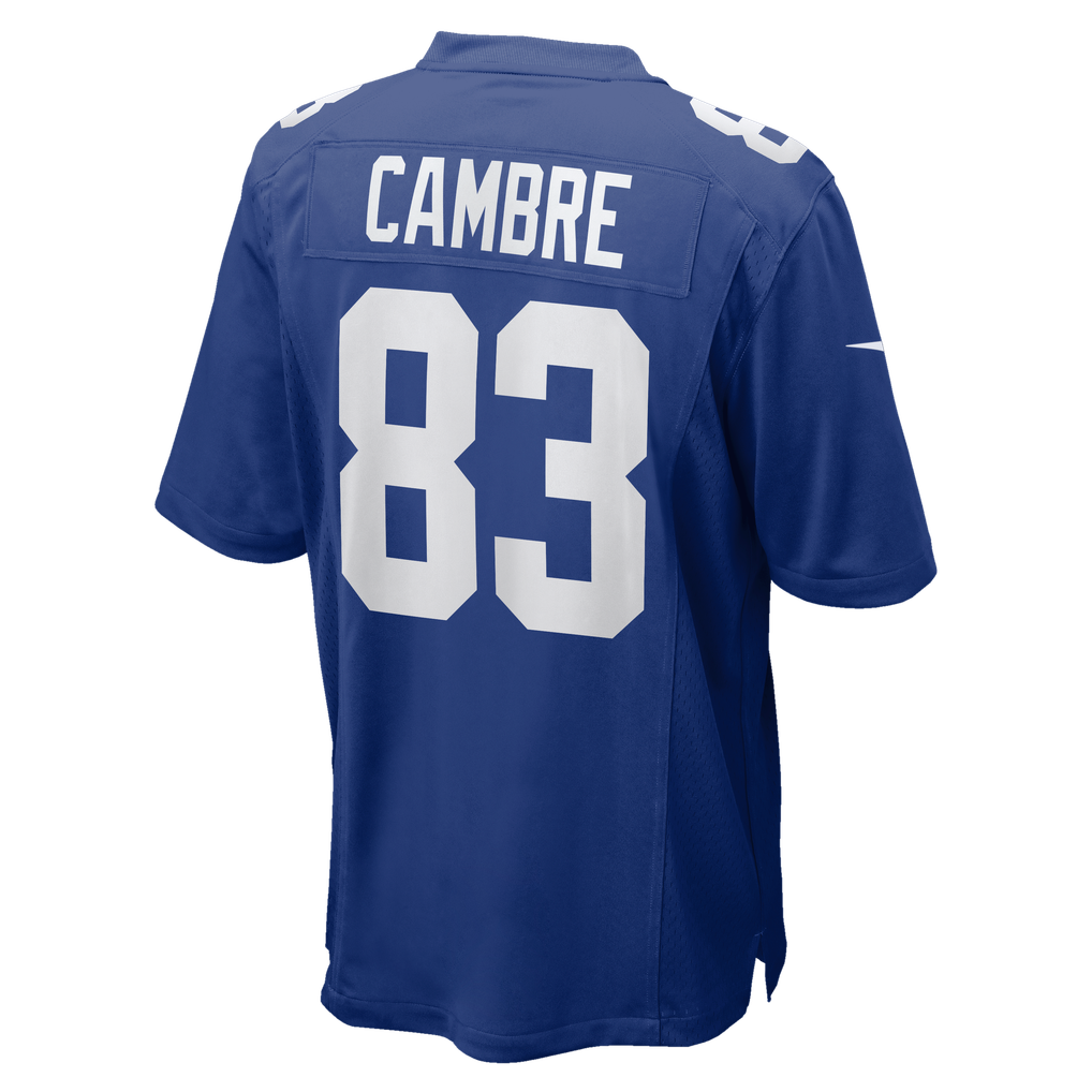 Men's New York Giants Dalen Cambre Nike  Royal Team Game Jersey - Image 4
