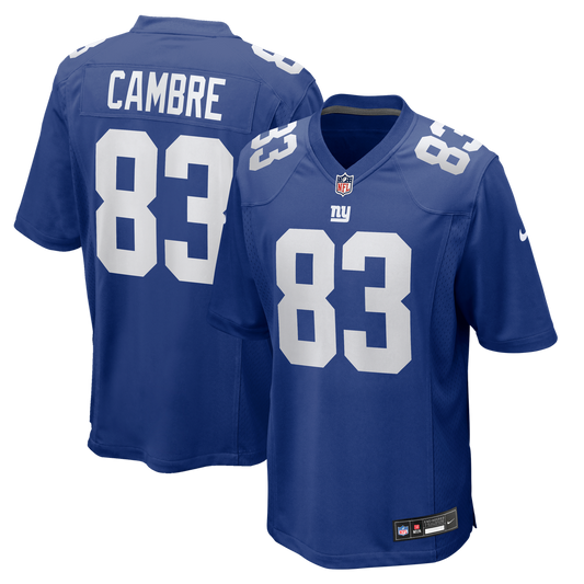Men's New York Giants Dalen Cambre Nike  Royal Team Game Jersey - Image 1