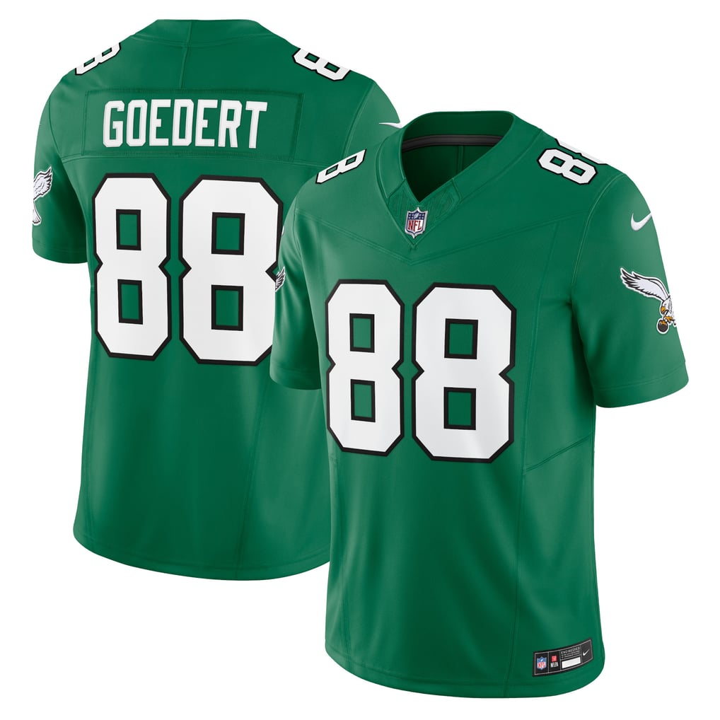 Men's Philadelphia Eagles Dallas Goedert Nike Kelly Green Vapor F.U.S.E. Limited Jersey - Image 2