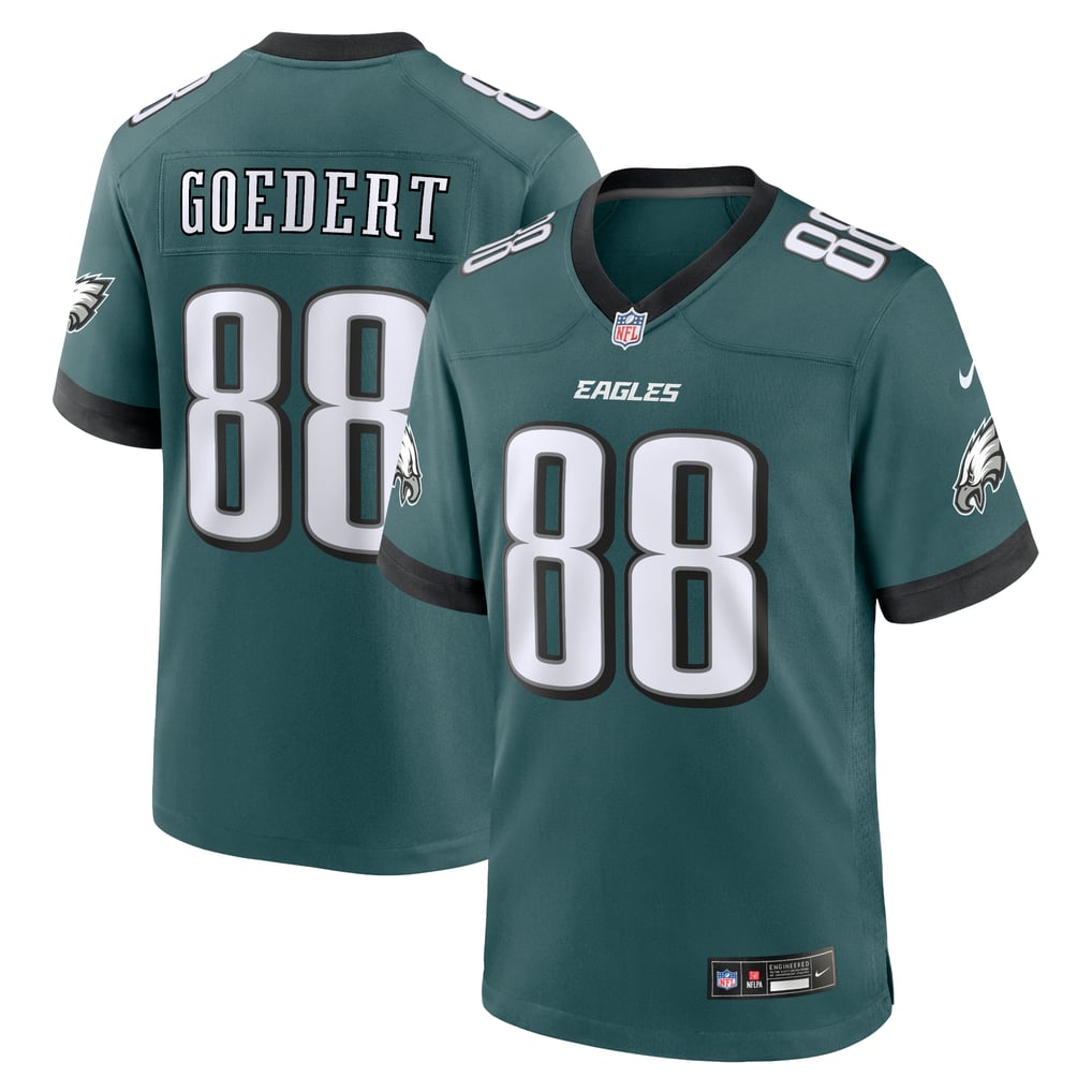 Men's Philadelphia Eagles Dallas Goedert Nike Midnight Green Team Game Jersey - Image 2
