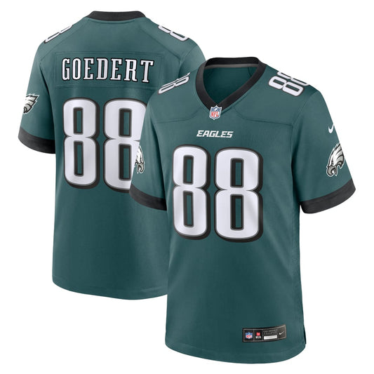 Men's Philadelphia Eagles Dallas Goedert Nike Midnight Green Team Game Jersey - Image 1