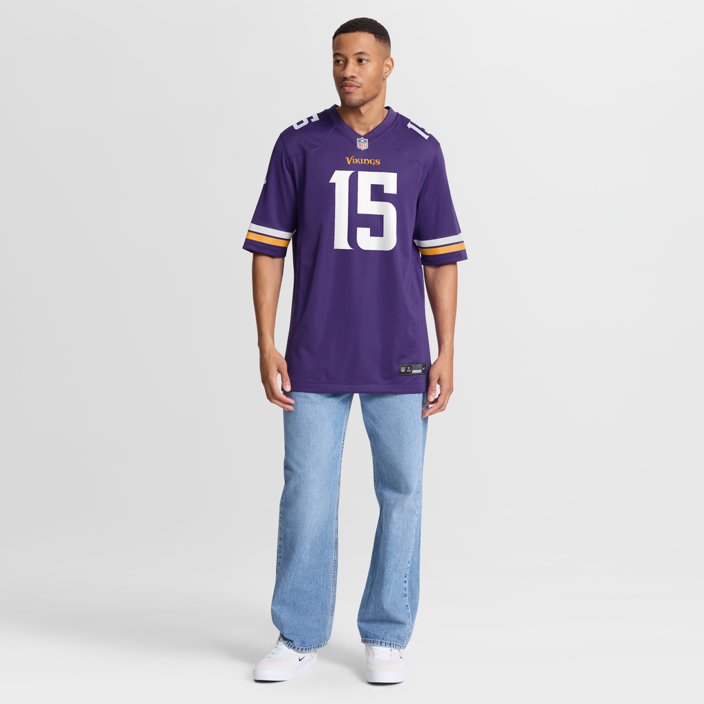 Men's Minnesota Vikings Dallas Turner Nike  Purple  Game Jersey - Image 8