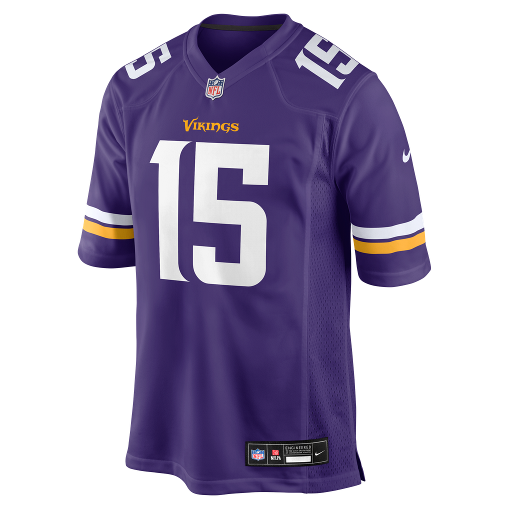 Men's Minnesota Vikings Dallas Turner Nike Purple  Player Game Jersey - Image 3