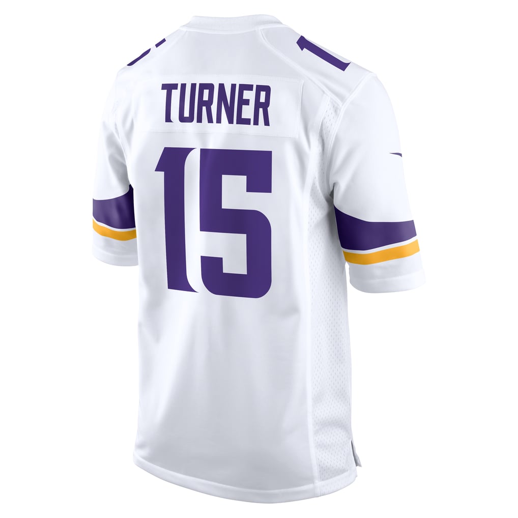 Men's Minnesota Vikings Dallas Turner Nike  White Game Jersey - Image 4