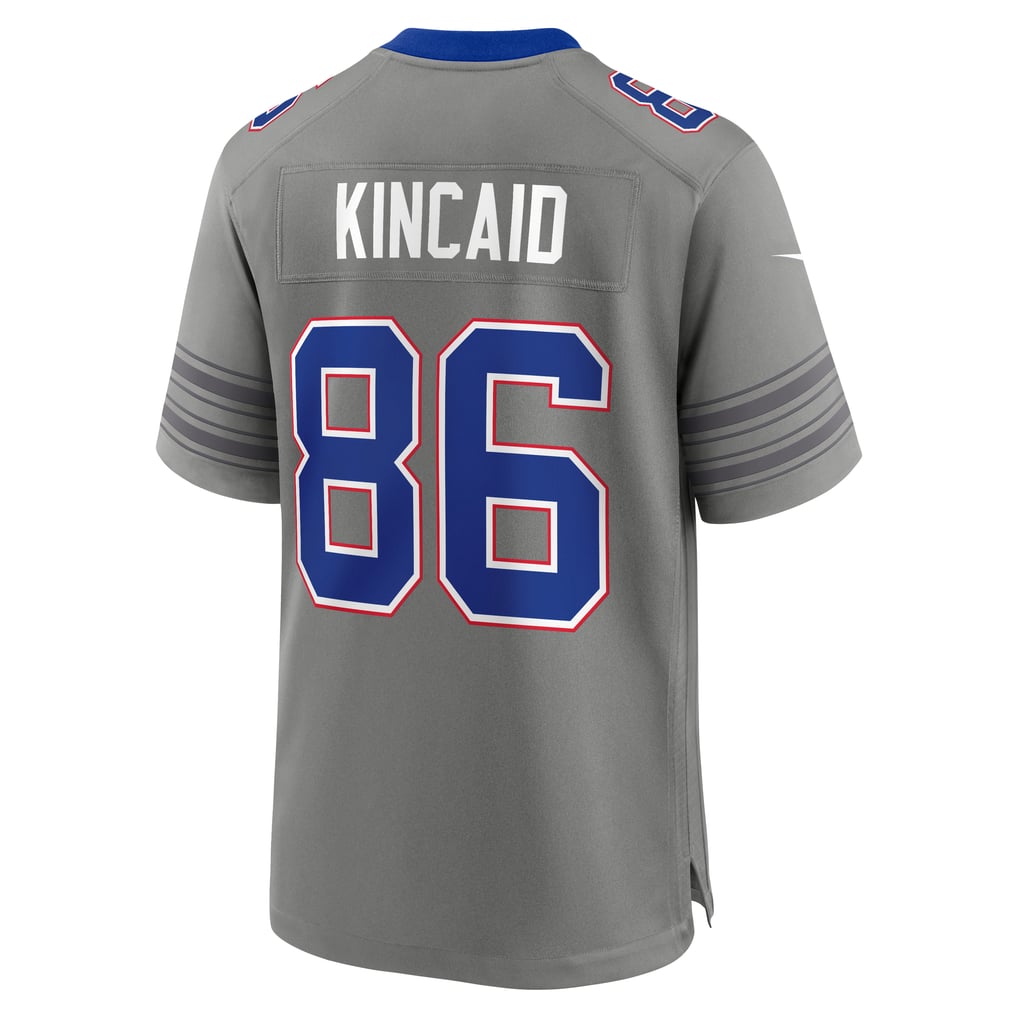Men's Buffalo Bills Dalton Kincaid Nike Gray Nickel City Game Jersey - Image 4