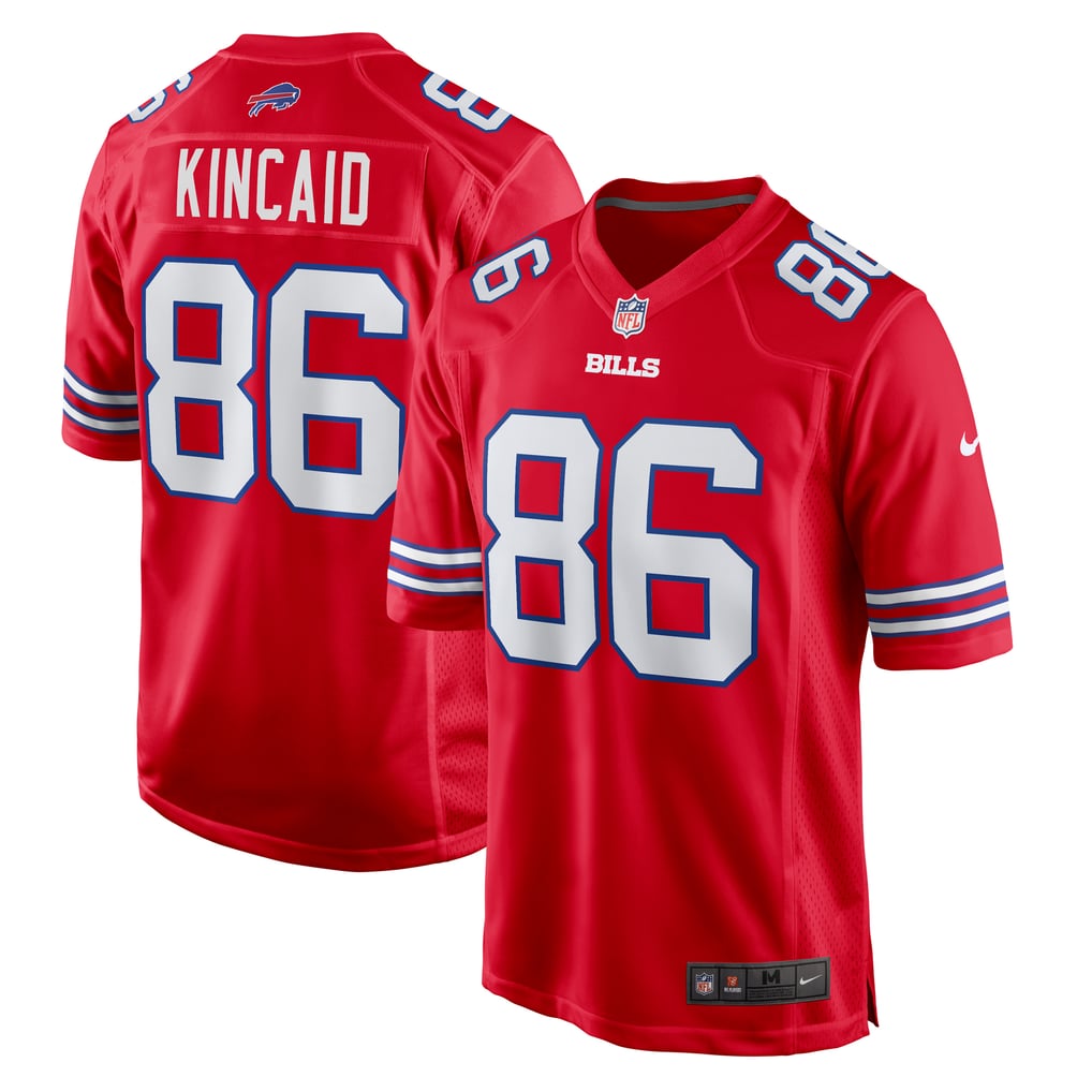 Men's Buffalo Bills Dalton Kincaid Nike Red Alternate Game Jersey - Image 2