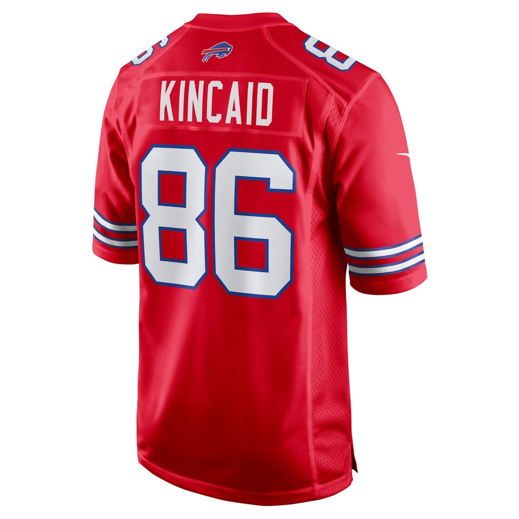 Men's Buffalo Bills Dalton Kincaid Nike Red Alternate Game Jersey - Image 4