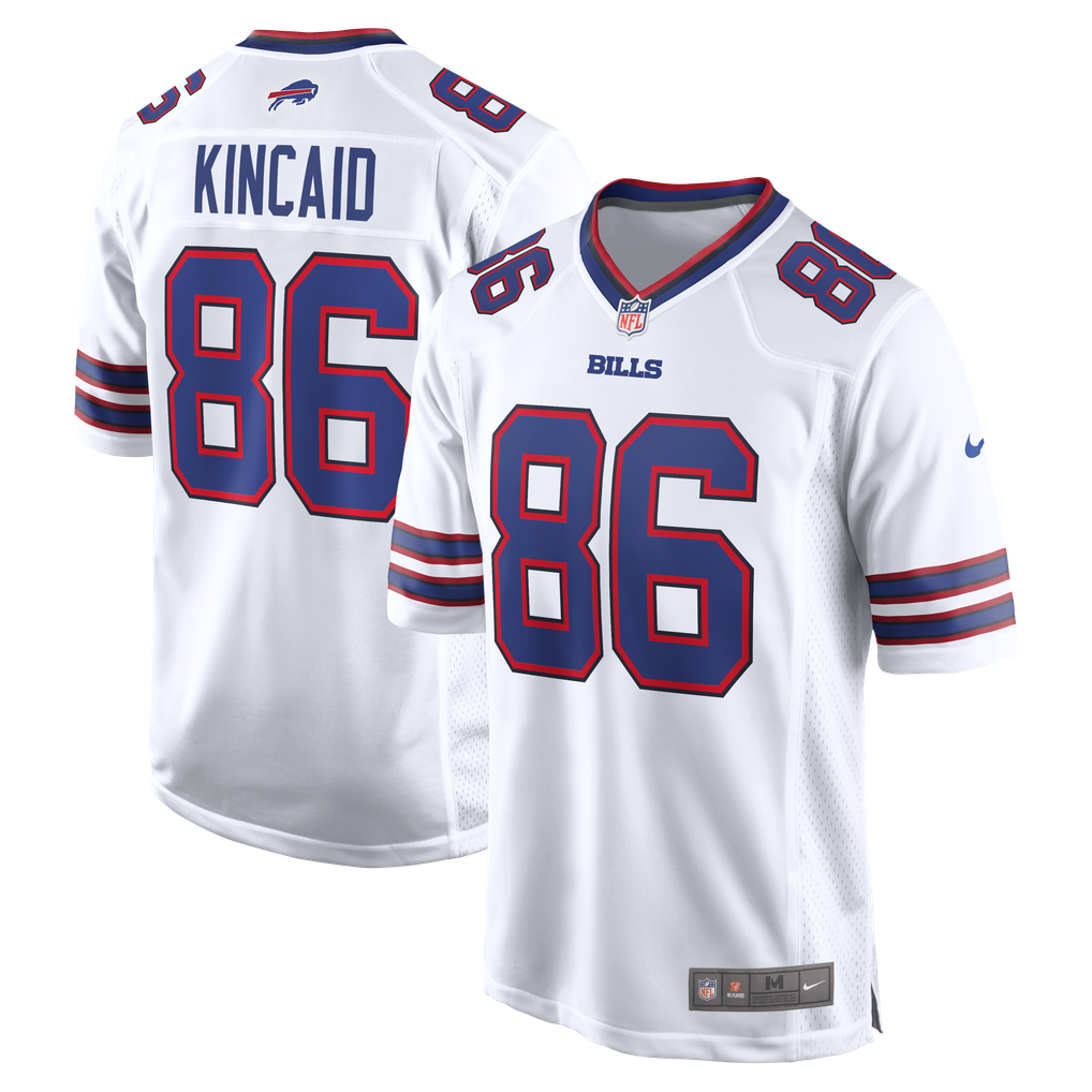 Men's Buffalo Bills Dalton Kincaid Nike White  Game Jersey - Image 2