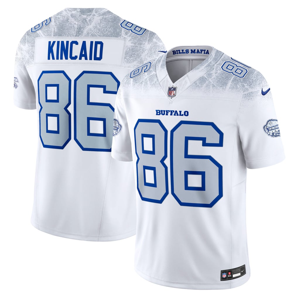 Men's Buffalo Bills Dalton Kincaid Nike White Rivalries Collection Stitched Limited Jersey - Image 2
