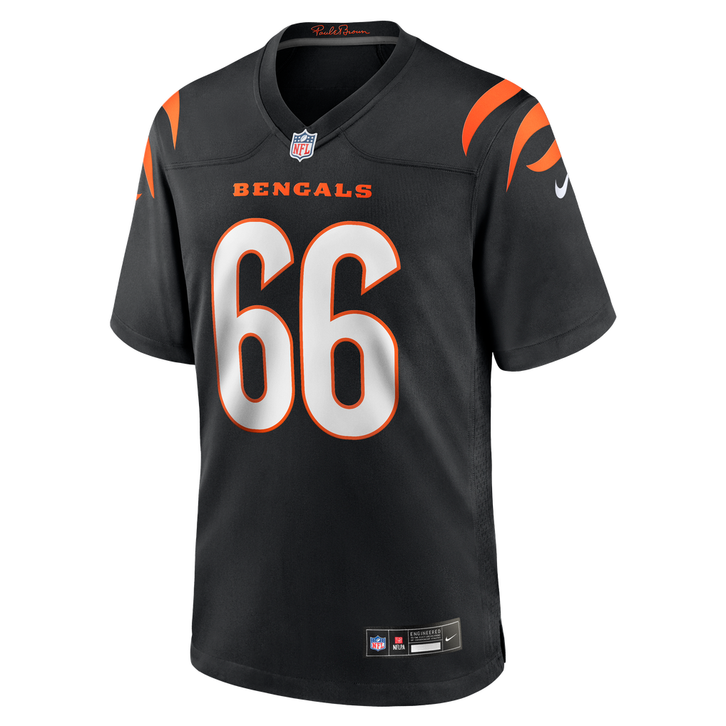 Men's Cincinnati Bengals Dalton Risner Nike Black Team Game Jersey - Image 3