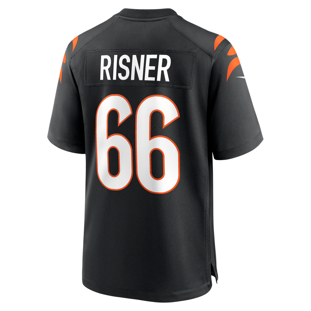 Men's Cincinnati Bengals Dalton Risner Nike Black Team Game Jersey - Image 4