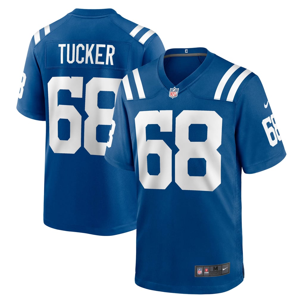 Men's Indianapolis Colts Dalton Tucker Nike  Royal Team Game Jersey - Image 1