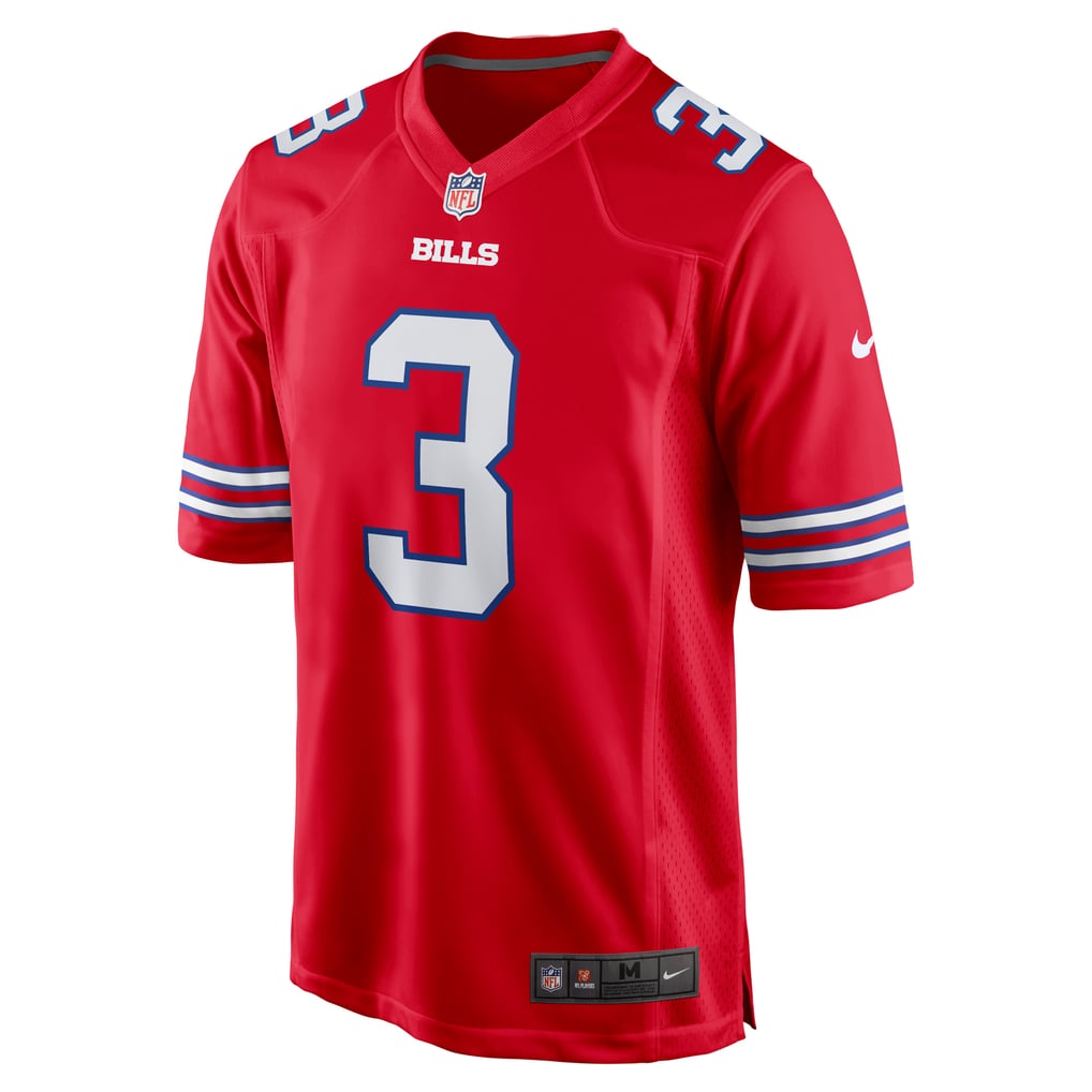 Men's Buffalo Bills Damar Hamlin Nike Red Alternate Game Jersey - Image 3