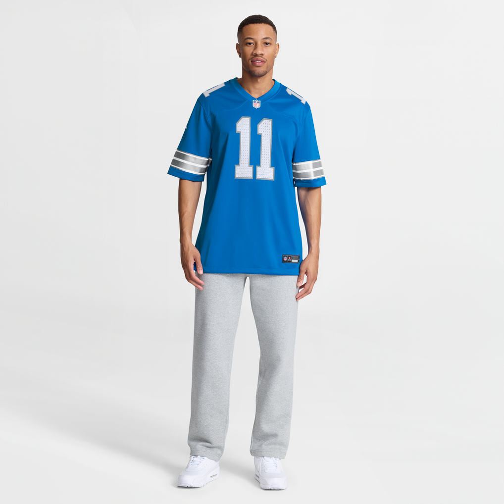 Men's Detroit Lions Damone Clark Nike  Blue Team Game Jersey - Image 5