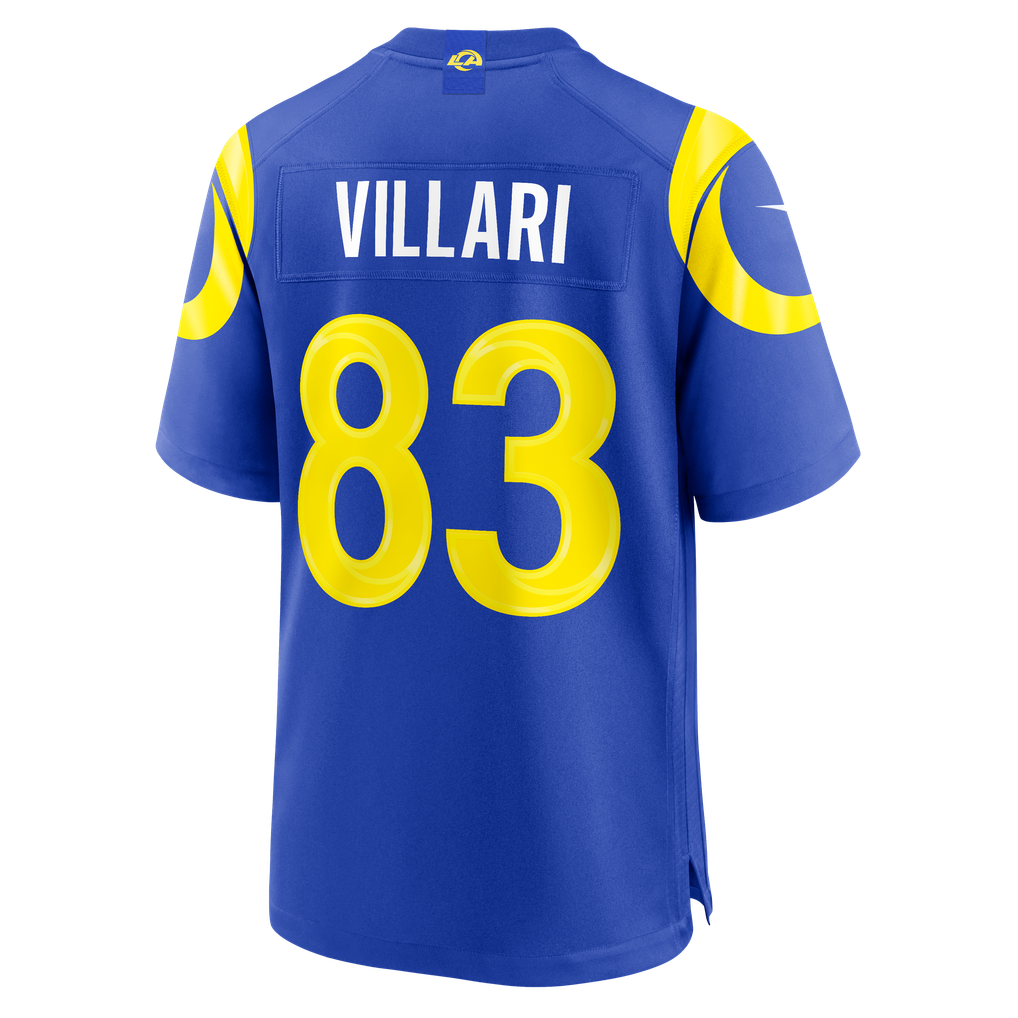 Men's Los Angeles Rams Dan Villari Nike Royal Team Game Jersey - Image 4