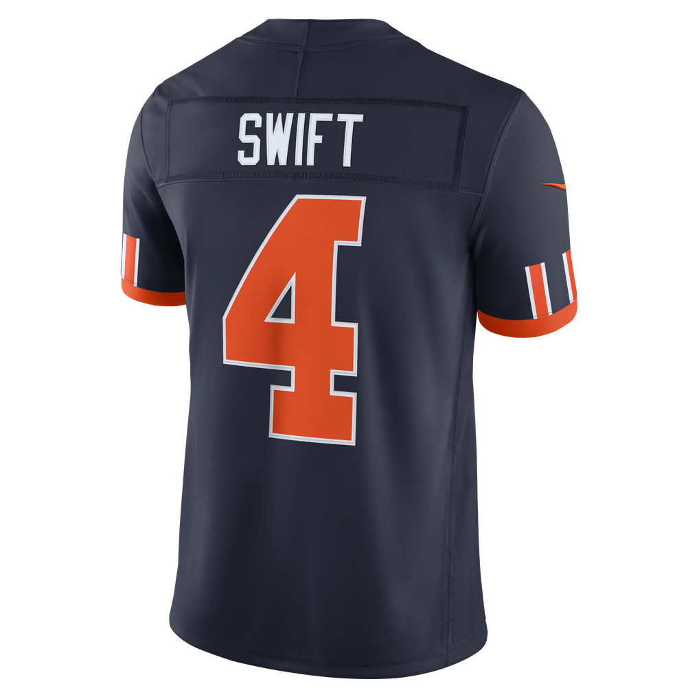 Men's Chicago Bears D'Andre Swift Nike Navy 2026 Rivalries Collection Game Jersey - Image 6