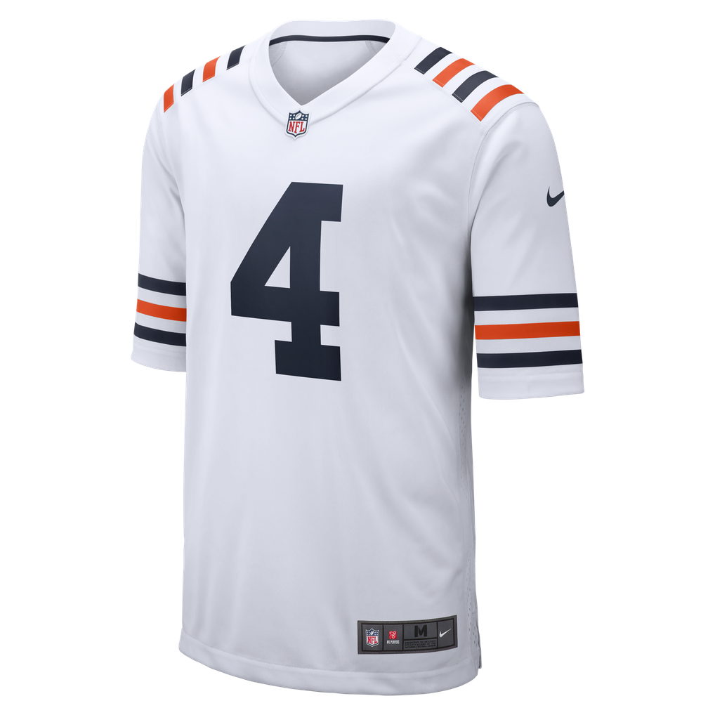 Men's Chicago Bears D'Andre Swift Nike White Alternate Game Jersey - Image 3