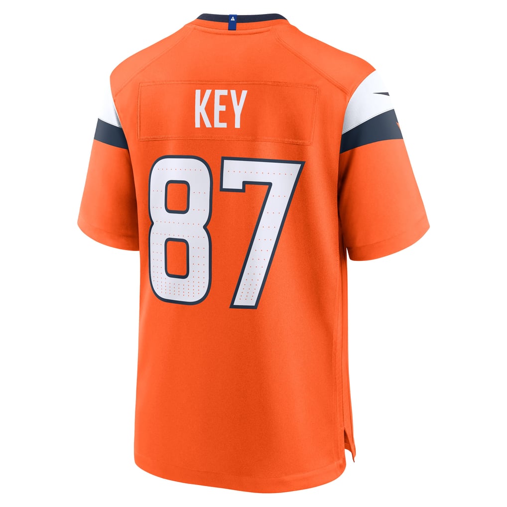 Men's Denver Broncos Dane Key Nike Orange Team Game Jersey - Image 6