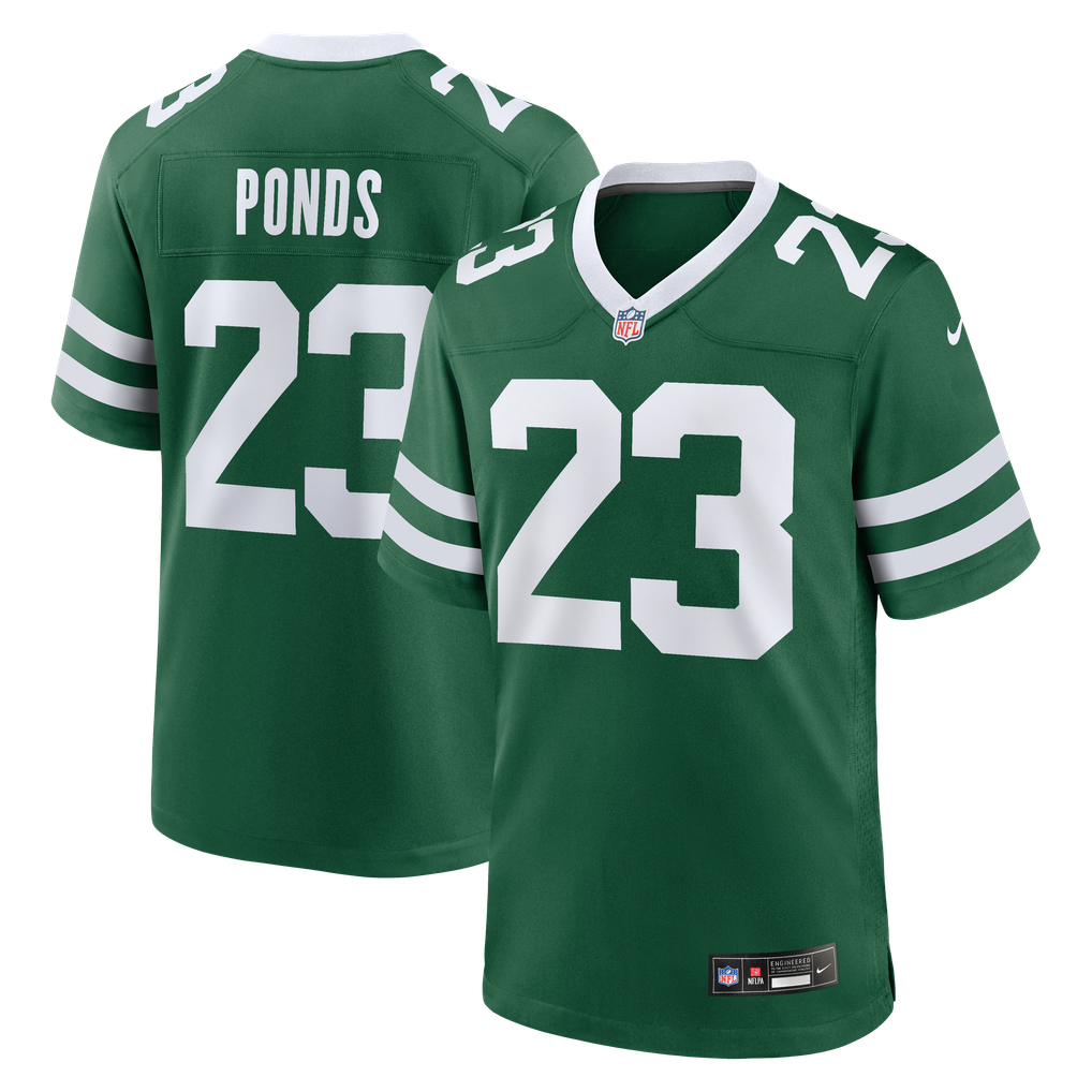 Men's New York Jets D'Angelo Ponds Nike Legacy Green Game Jersey - Image 1