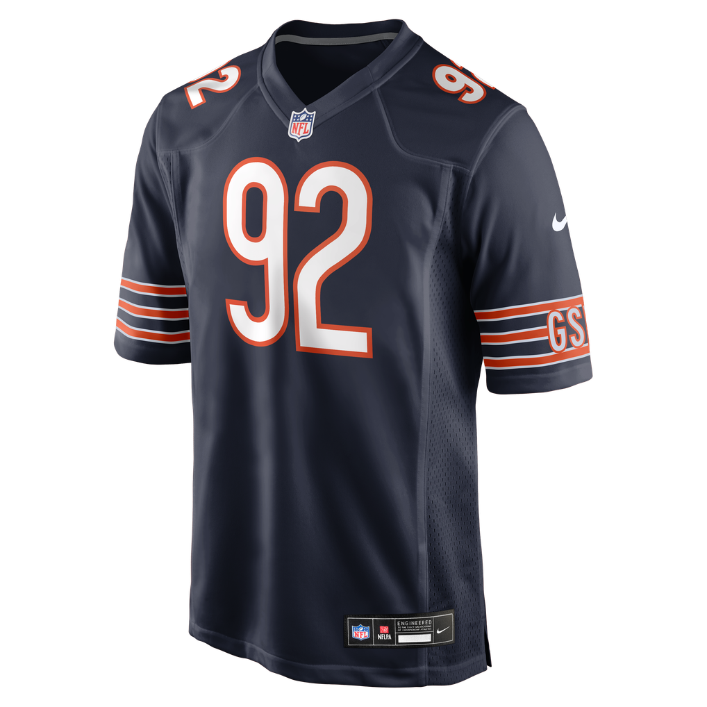 Men's Chicago Bears Daniel Hardy Nike Navy Team Game Jersey - Image 3