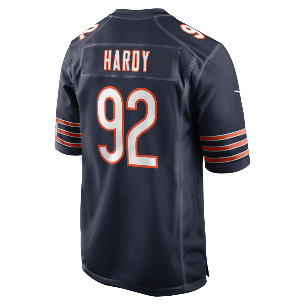 Men's Chicago Bears Daniel Hardy Nike Navy Team Game Jersey - Image 4