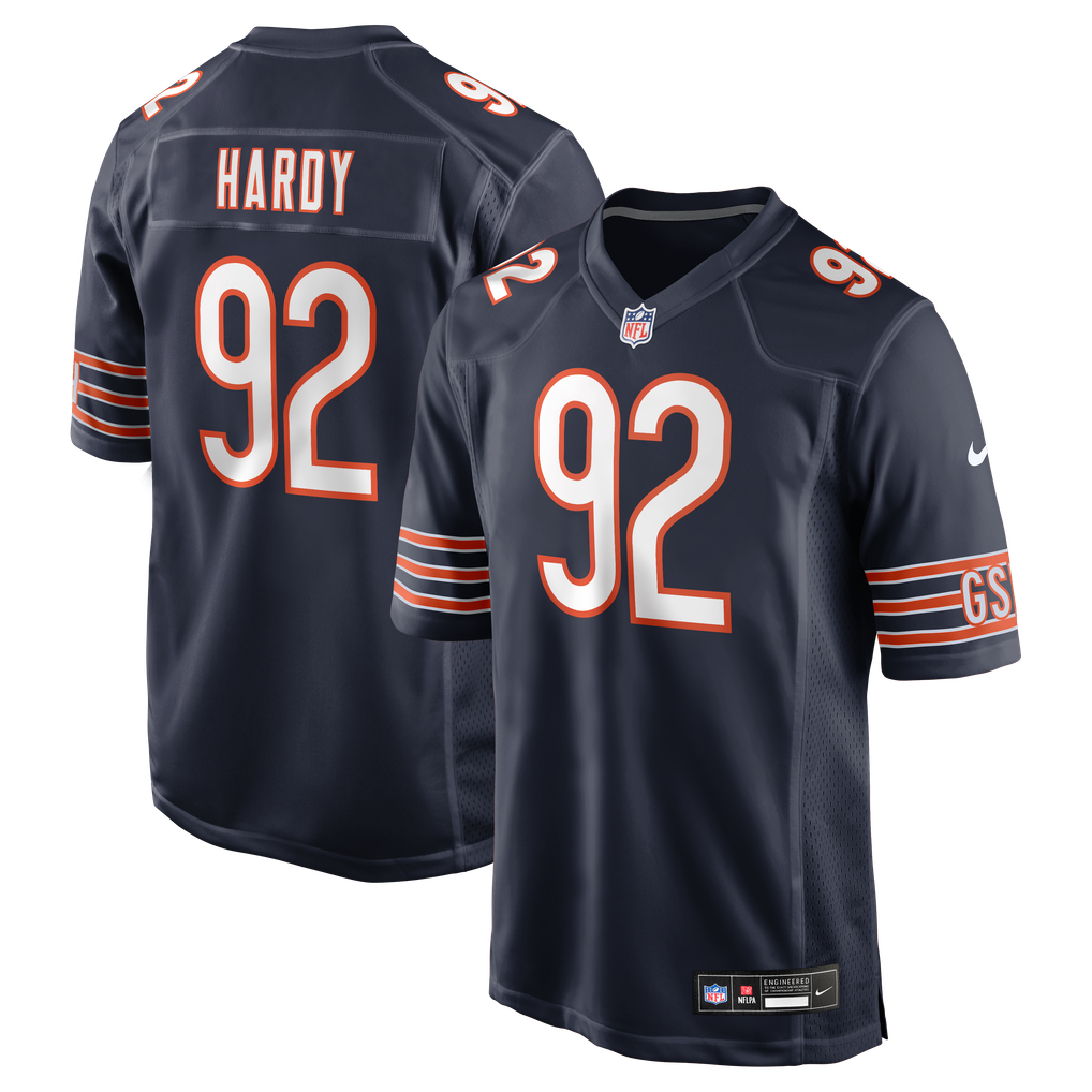Men's Chicago Bears Daniel Hardy Nike Navy Team Game Jersey - Image 1