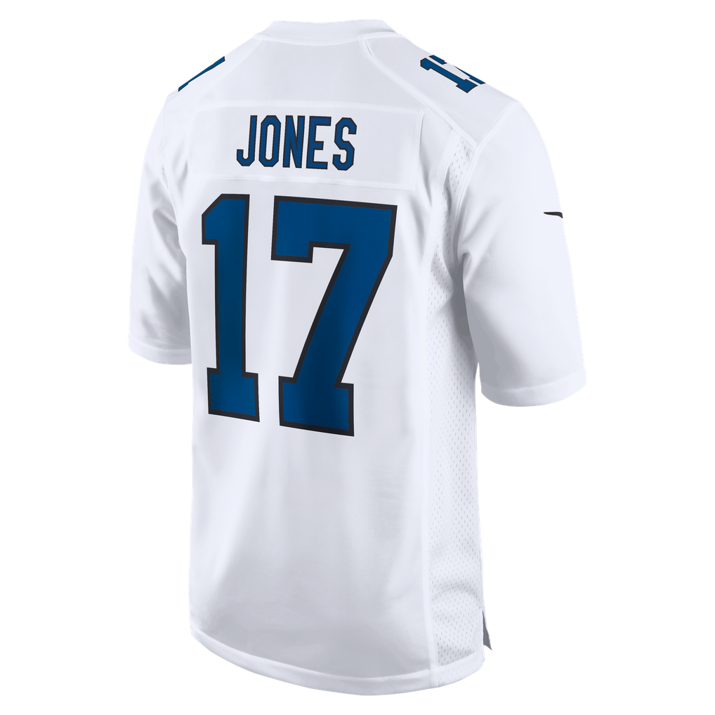 Men's Indianapolis Colts Daniel Jones Nike Tundra White Fashion Game Jersey - Image 4