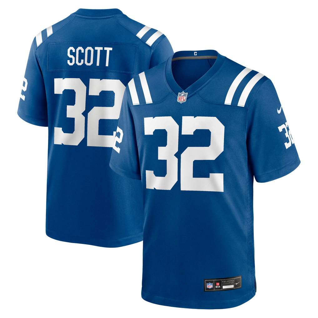 Men's Indianapolis Colts Daniel Scott Nike  Royal Team Game Jersey - Image 1