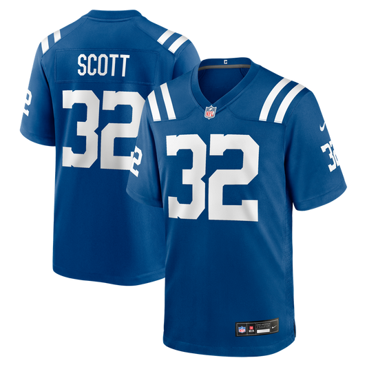 Men's Indianapolis Colts Daniel Scott Nike  Royal Team Game Jersey - Image 1