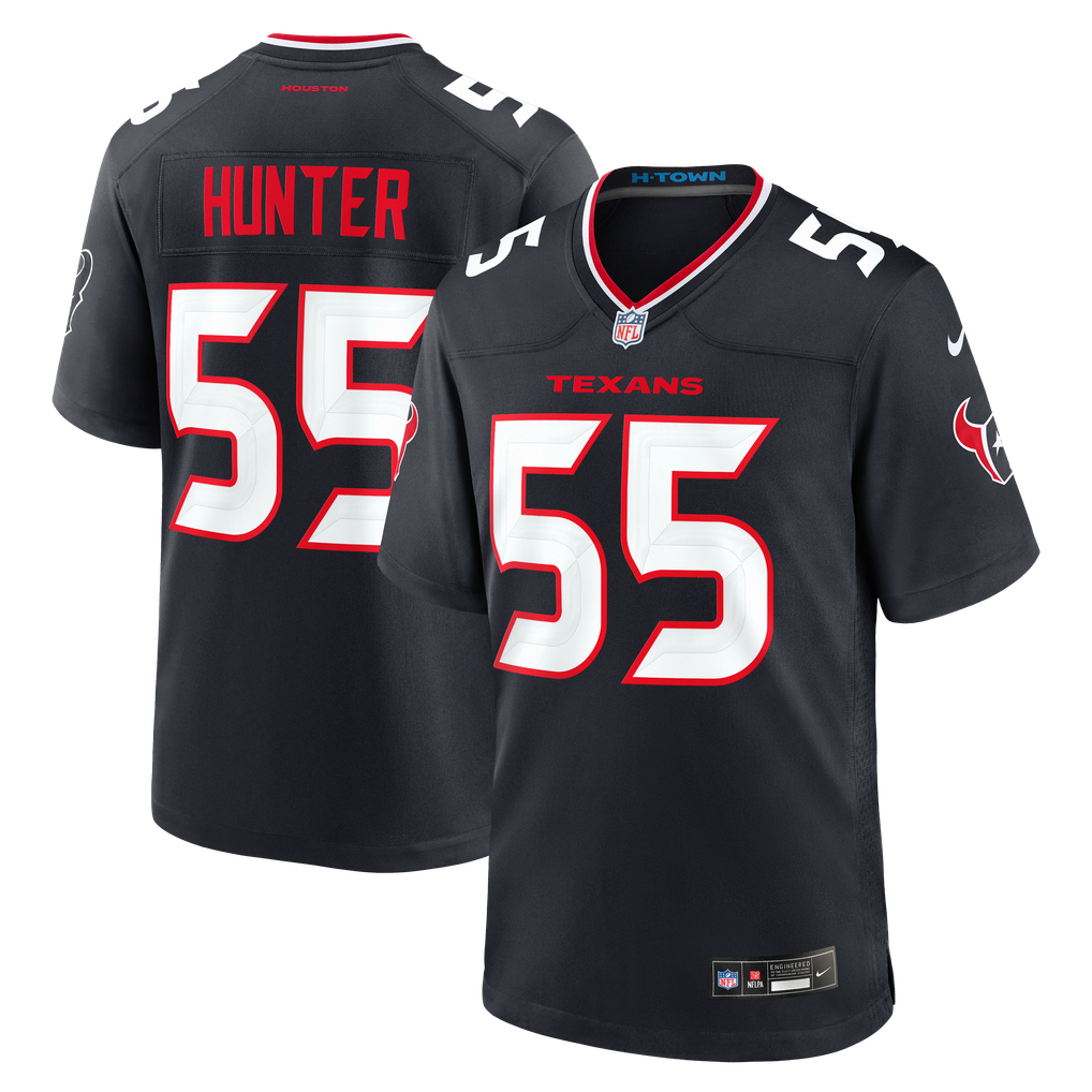 Men's Houston Texans Danielle Hunter Nike  Navy Team Game Jersey - Image 2