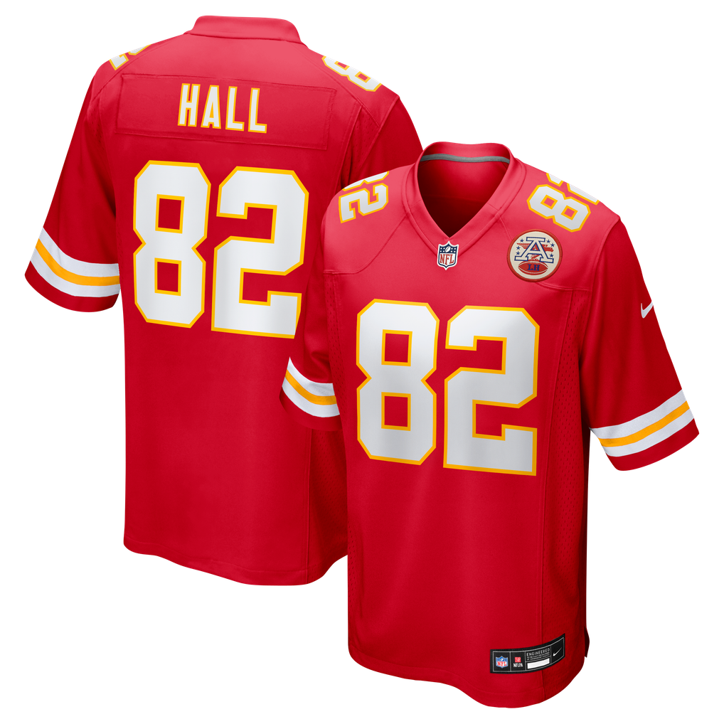 Men's Kansas City Chiefs Dante Hall Nike  Red  Retired Player Game Jersey - Image 2