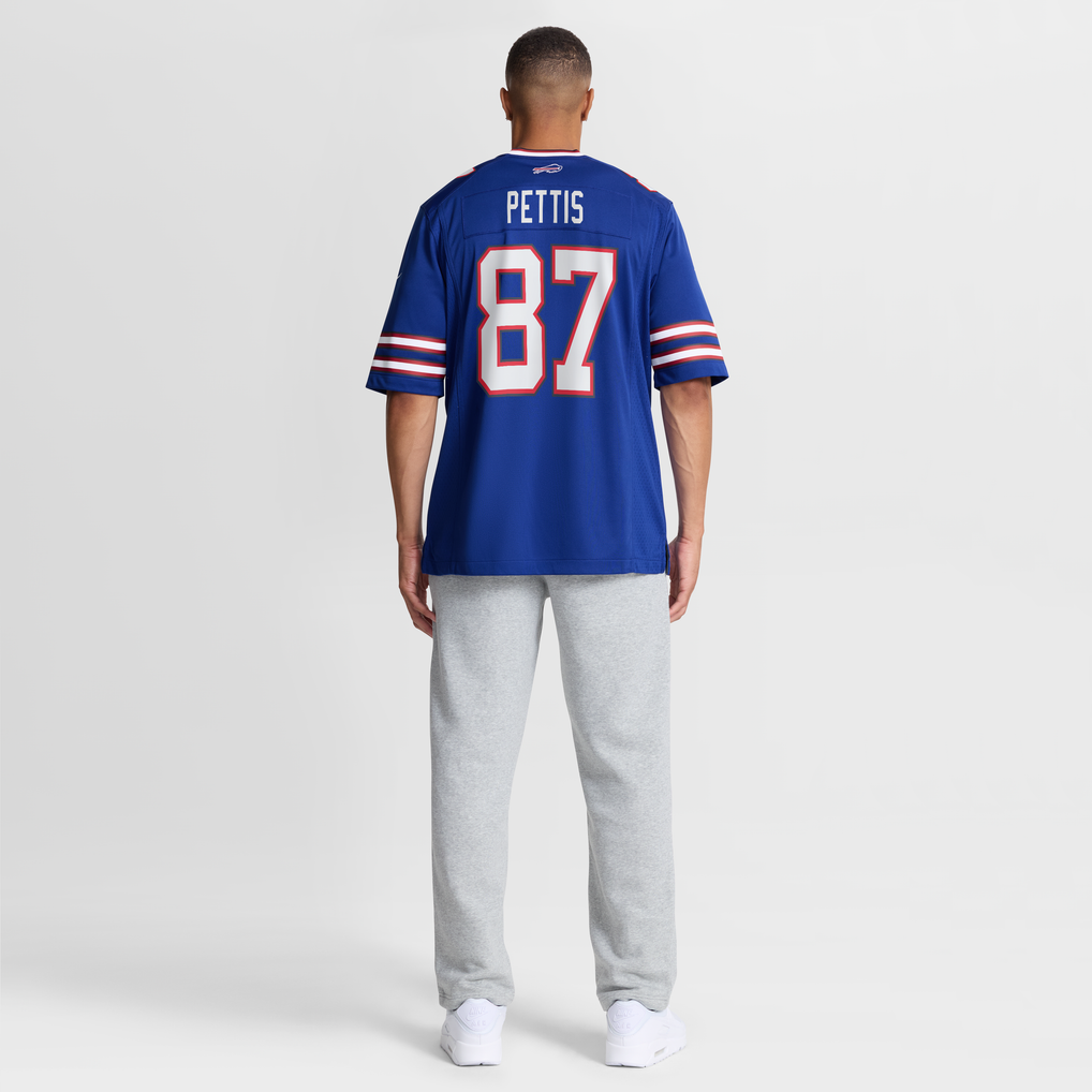 Men's Buffalo Bills Dante Pettis Nike Royal Team Game Jersey - Image 4