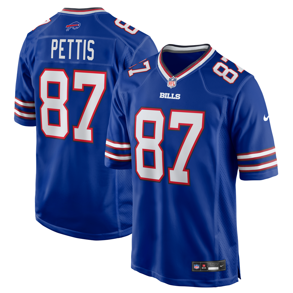 Men's Buffalo Bills Dante Pettis Nike Royal Team Game Jersey - Image 1