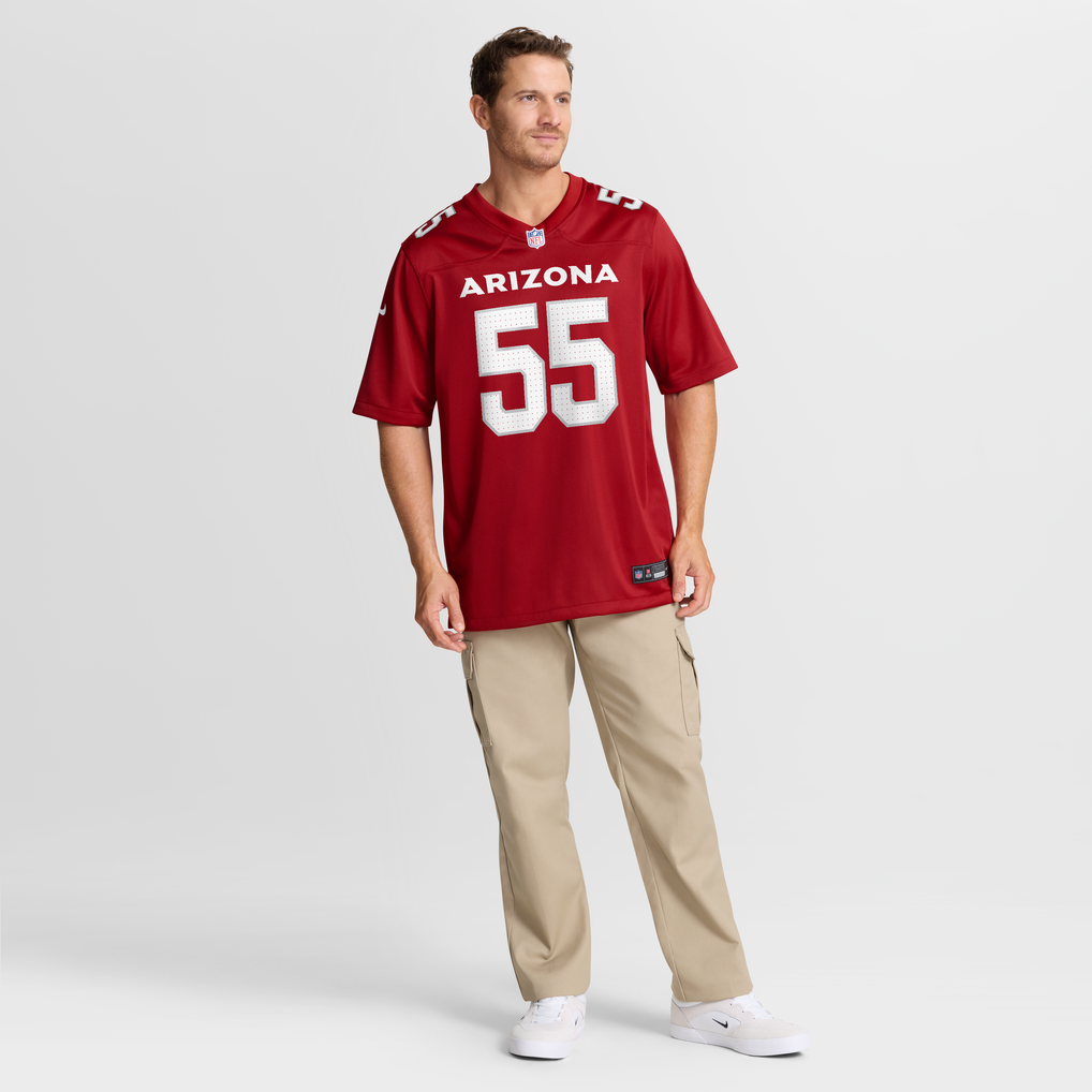 Men's Arizona Cardinals Dante Stills Nike  Cardinal Team Game Jersey - Image 8