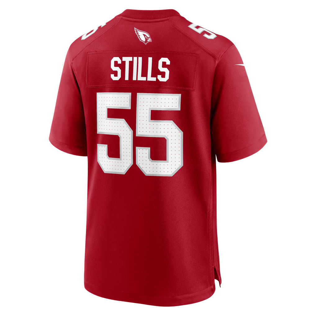 Men's Arizona Cardinals Dante Stills Nike  Cardinal Team Game Jersey - Image 4