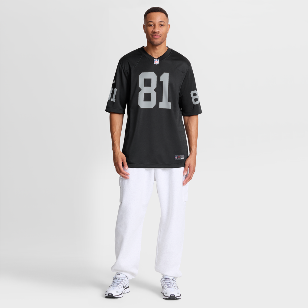 Men's Las Vegas Raiders Dareke Young Nike Black Team Game Jersey - Image 3