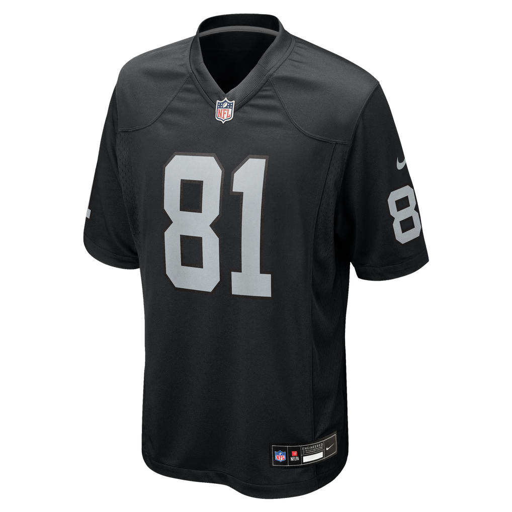 Men's Las Vegas Raiders Dareke Young Nike Black Team Game Jersey - Image 5