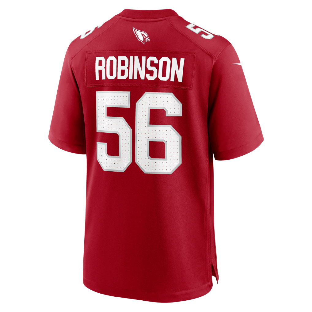 Men's Arizona Cardinals Darius Robinson Nike  Cardinal Team Game Jersey - Image 4