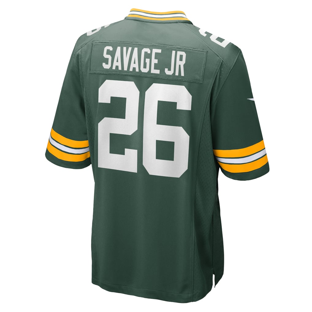 Men's Green Bay Packers Darnell Savage Jr. Nike Green Game Team Jersey - Image 4