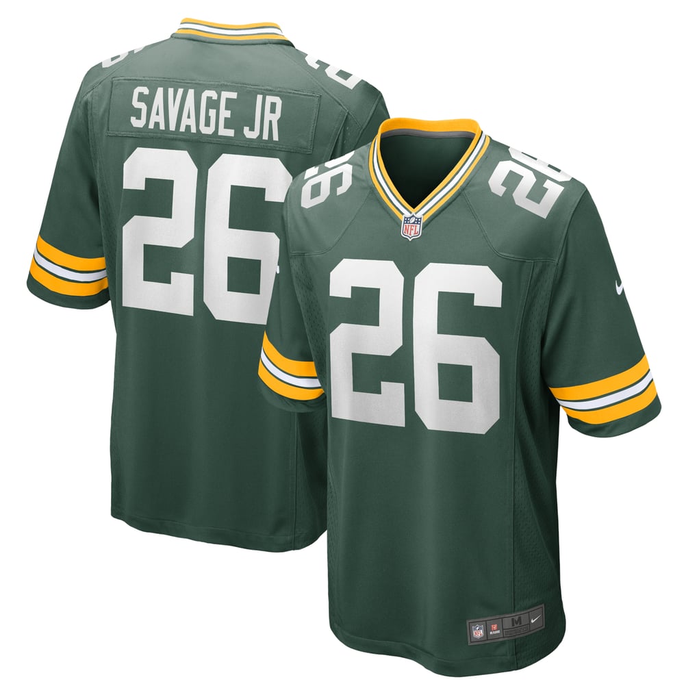 Men's Green Bay Packers Darnell Savage Jr. Nike Green Game Team Jersey - Image 1