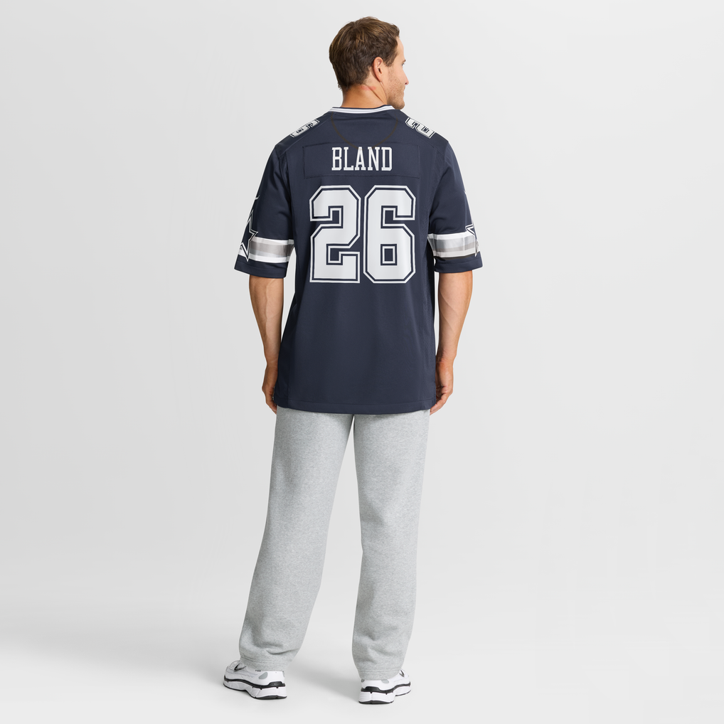 Men's Dallas Cowboys DaRon Bland Nike Navy Game Jersey - Image 9