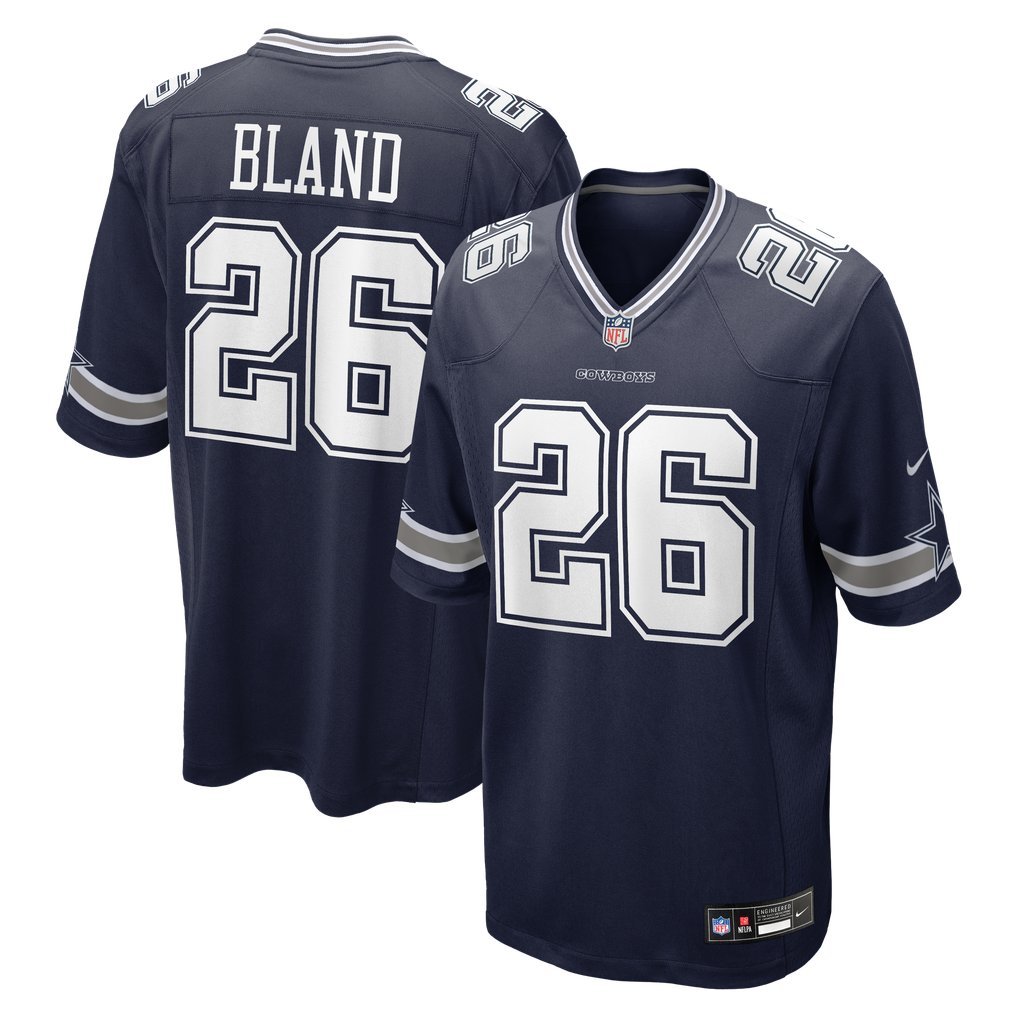 Men's Dallas Cowboys DaRon Bland Nike Navy Game Jersey - Image 1