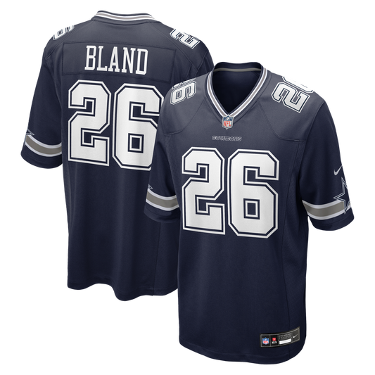 Men's Dallas Cowboys DaRon Bland Nike Navy Game Jersey - Image 1