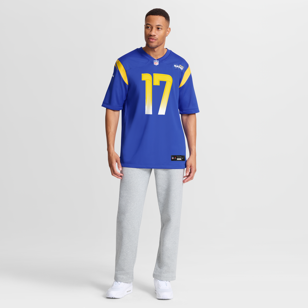 Men's Los Angeles Rams Davante Adams Nike Royal Game Player Jersey - Image 8