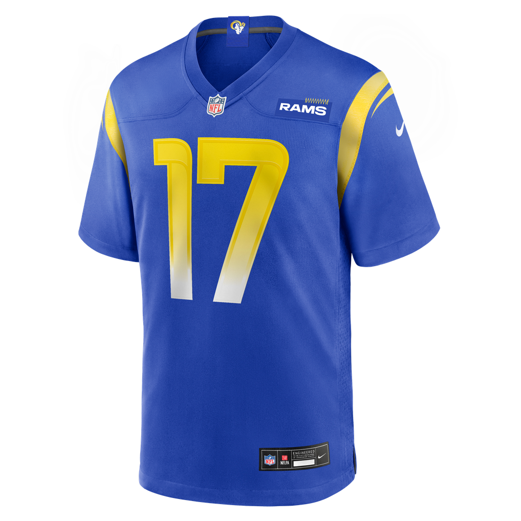 Men's Los Angeles Rams Davante Adams Nike Royal Game Player Jersey - Image 3