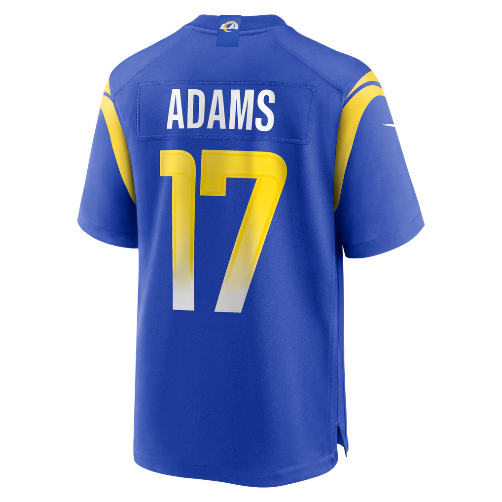 Men's Los Angeles Rams Davante Adams Nike Royal Game Player Jersey - Image 4