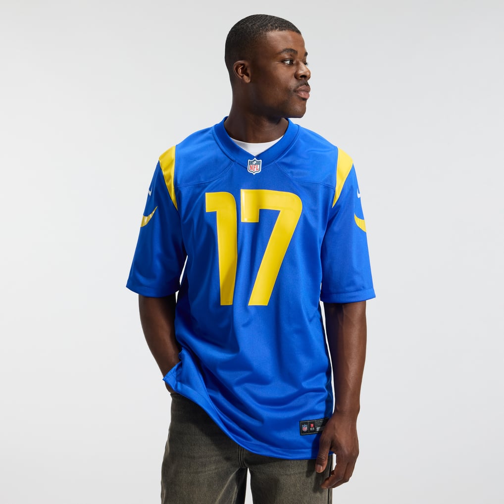 Men's Los Angeles Rams Davante Adams Nike Royal Team Game Player Jersey - Image 3