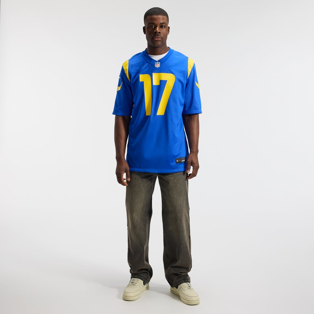 Men's Los Angeles Rams Davante Adams Nike Royal Team Game Player Jersey - Image 5